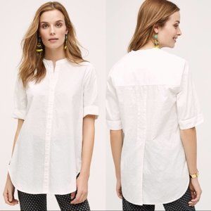 Anthropologie | HD in Paris White Buttondown Tunic